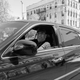 Mago, of Bushwick Car Service, in his 2011 Lincoln Town Car.
